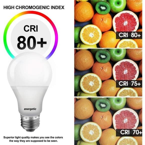 24-Pack A19 LED Light Bulb, 60 Watt Equivalent, Daylight 5000K, E26 Medium Base - Picture 5 of 6